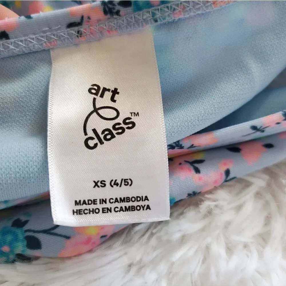 Girl's Floral Two Piece Bikini Size XS (4/5)
